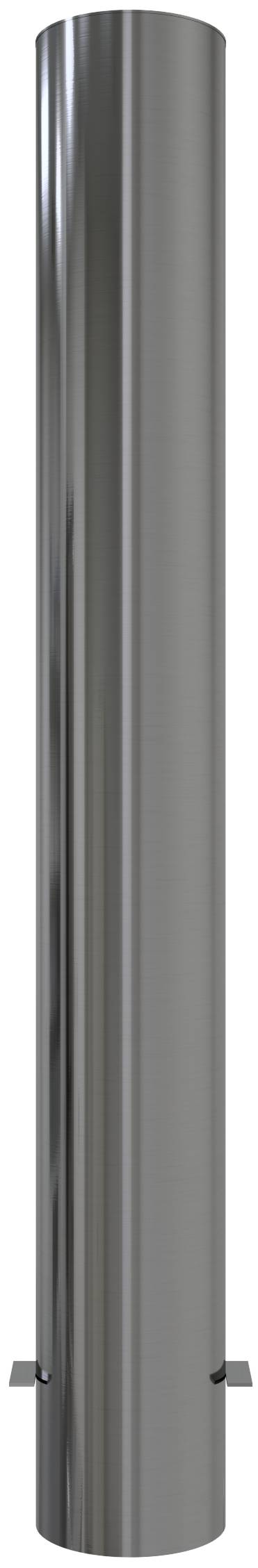 Schake 40155 Edelstahlpoller Ø 154 mm ortsfest, zum Einbetonieren<br><br>mit Erdanker Gesamtlänge ca. 1200 mm