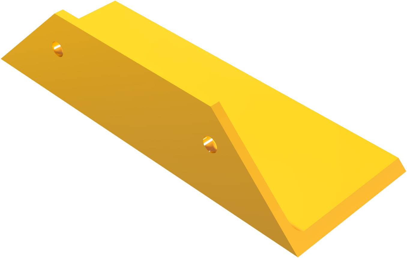 Schake 477_44BG Schrammbord Stahlwinkel 100 x 150 x 10 mm für Dübelbefestigung Gesamtlänge: 400 mm