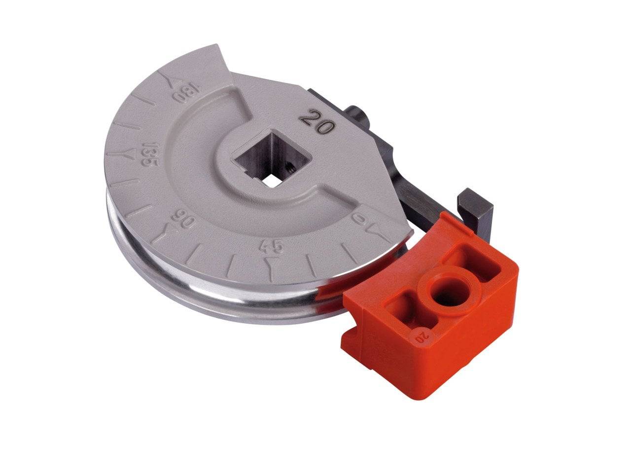 Ein silbernes Winkelmessgerät mit einer roten Klemmvorrichtung, gekennzeichnet mit Gradmessungen von 0 bis 90, verwendet für präzise Winkeleinstellungen.