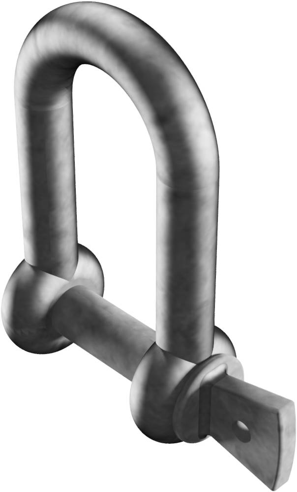 Schake 430_12 Absperrkettenglieder aus Stahl Schäkel verzinkt