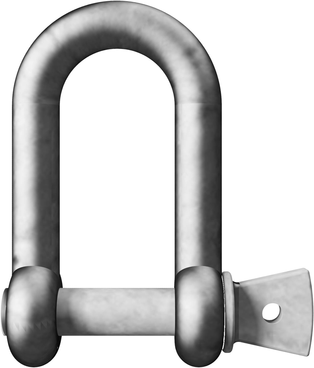 Schake 430_12 Absperrkettenglieder aus Stahl Schäkel verzinkt