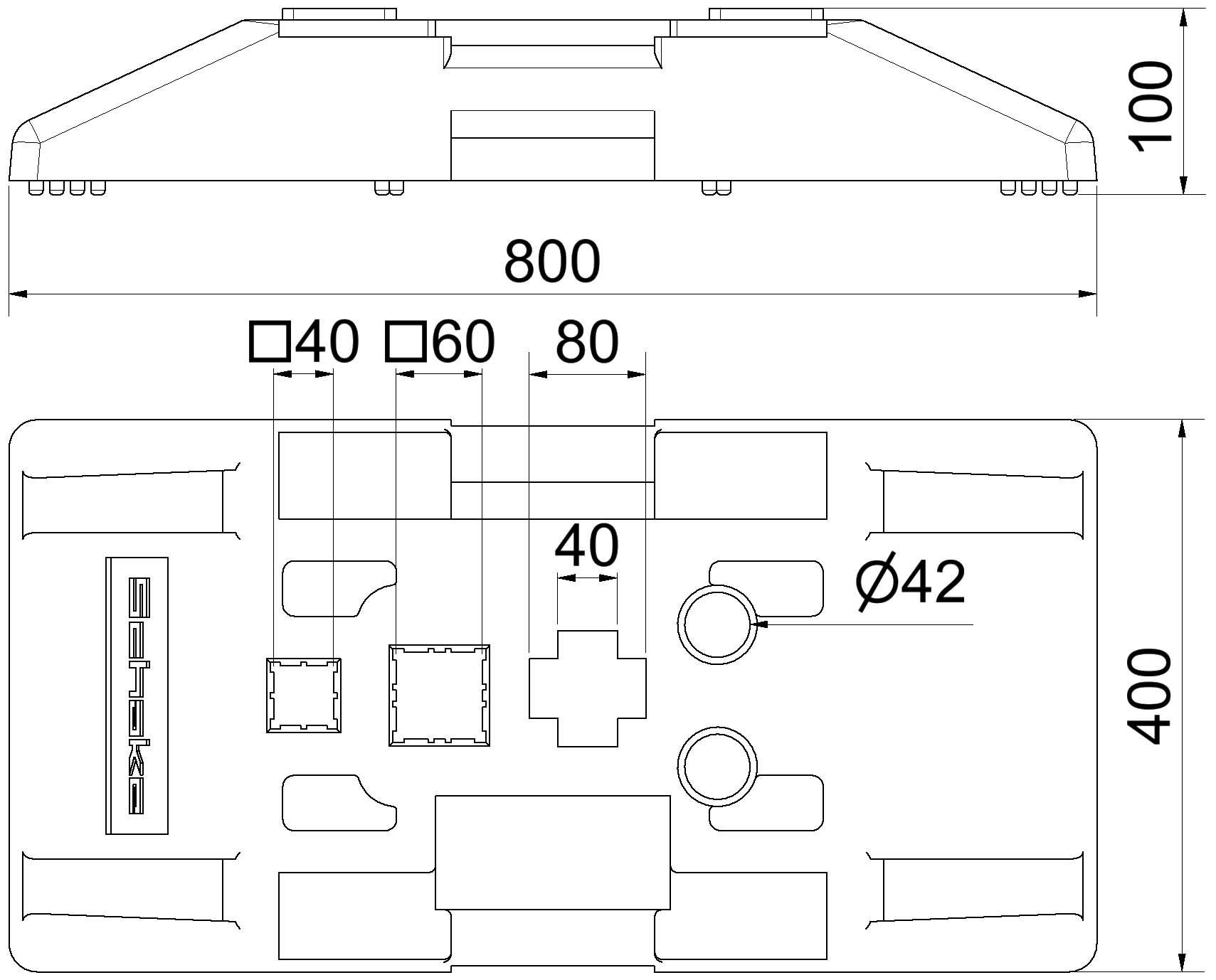 Schake 31993 Fußplatte 25 kg