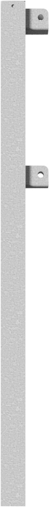 Schake 4273 Schutzgeländer Stahlrohr 70 x70 mm Standpfosten<br><br>zum Einbetonieren Eckpfosten für Ober- und Knieholm 90° feuerverzinkt