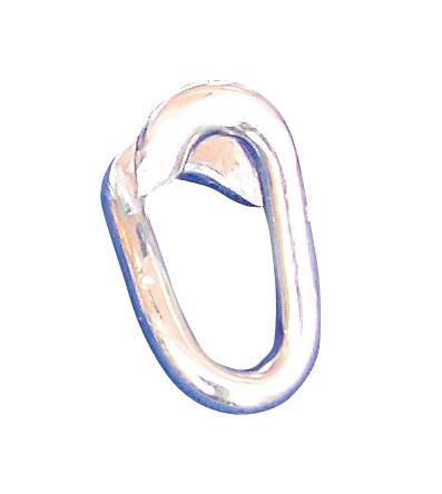 Schake 430_09BS Absperrkettenglieder aus Stahl Verbindungsglied verzinkt und schwarz beschichtet