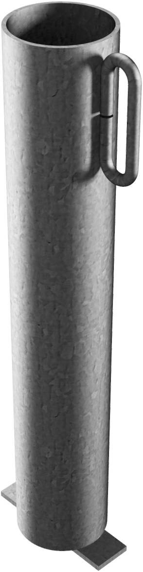 Schake 460_60 Bodenhülse für Ø 60 / Ø 76 mm Pfosten Ø 60 mm für Absperrpfosten der Serie 460V