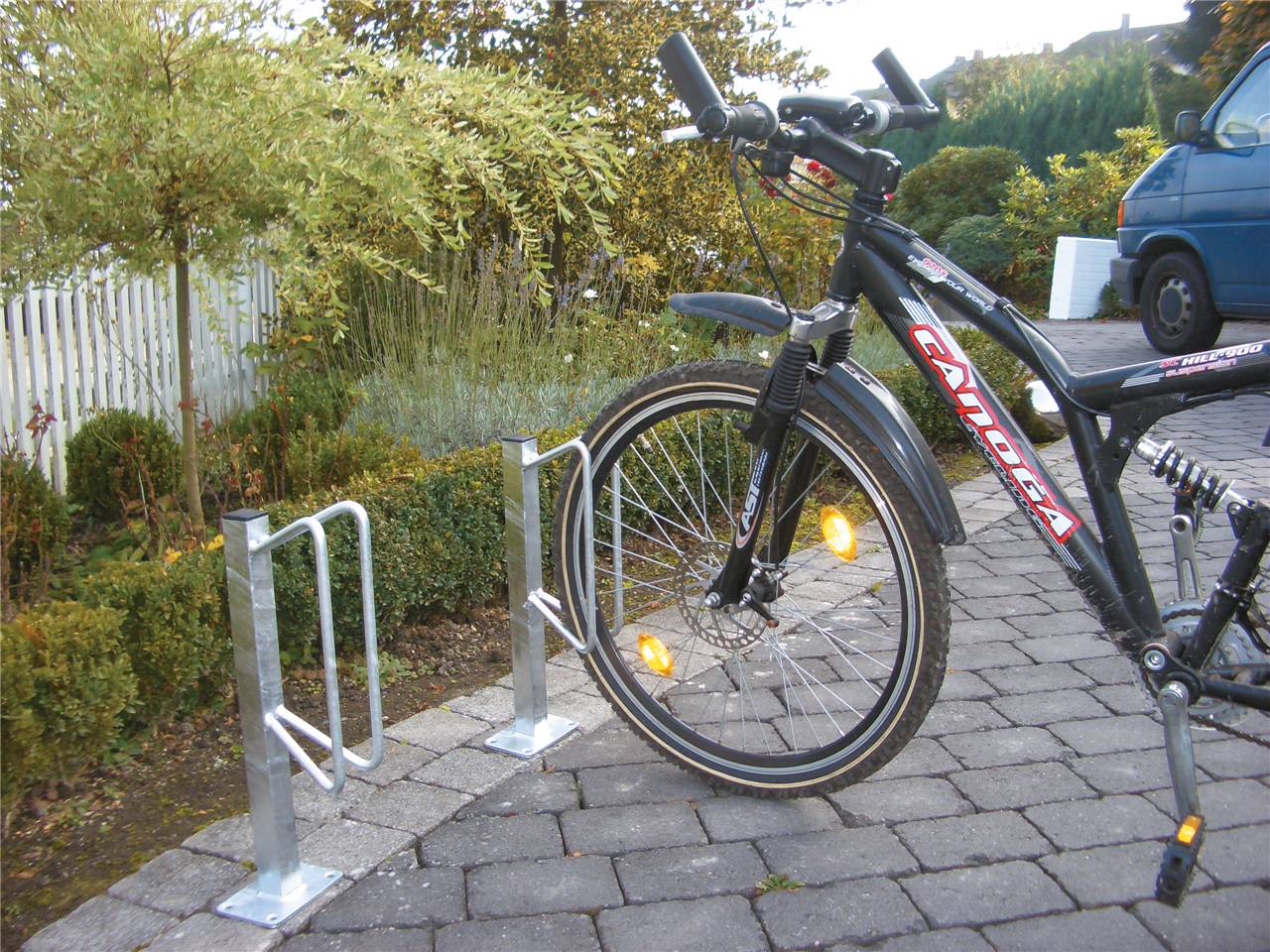 Schake 421_56 Fahrradständer Einzelparker Einzelparker für Wandbefestigung schräge Einstellung 45°
