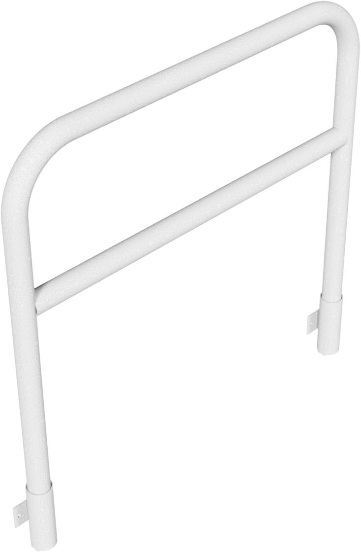 Schake 465_23W Rohrbügel aus Stahlrohr Ø 60 x 2,5 mm mit Querholm zum Einbetonieren Gesamtbreite: 1200 mm Gesamthöhe: 12