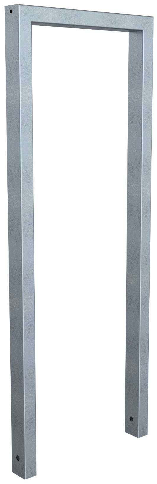 Schake 456_045 Anlehnbügel aus Stahlrohr 60 x 40 mm ohne Querholm Gesamtbreite: 450 mm feuerverzinkt