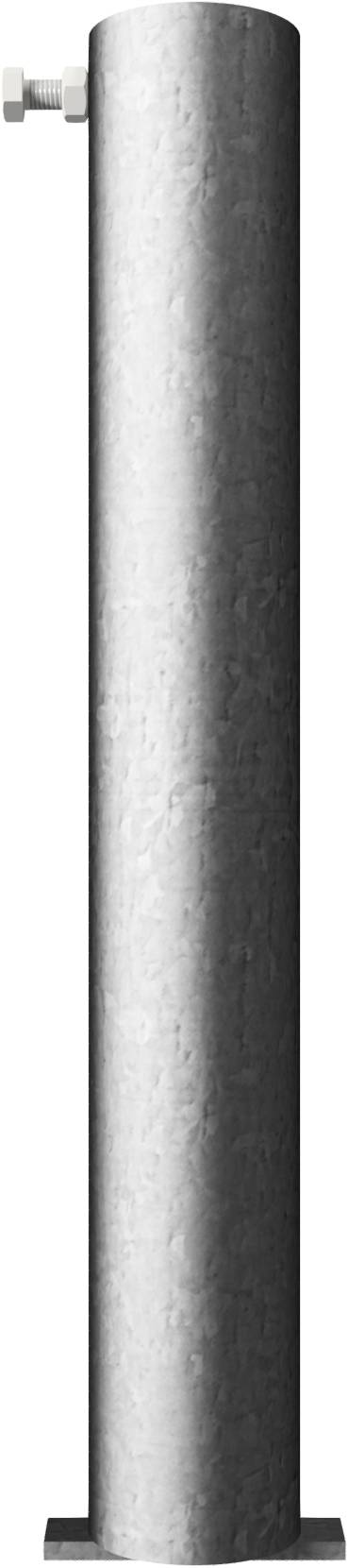 Schake 443_44 Bodenhülse mit zwei Verschraubungen für Ø 48 mm Rohrpfosten