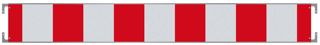 Schake 33202 Absperrschranke nach TL Länge: 2,00 m Höhe: 250 mm