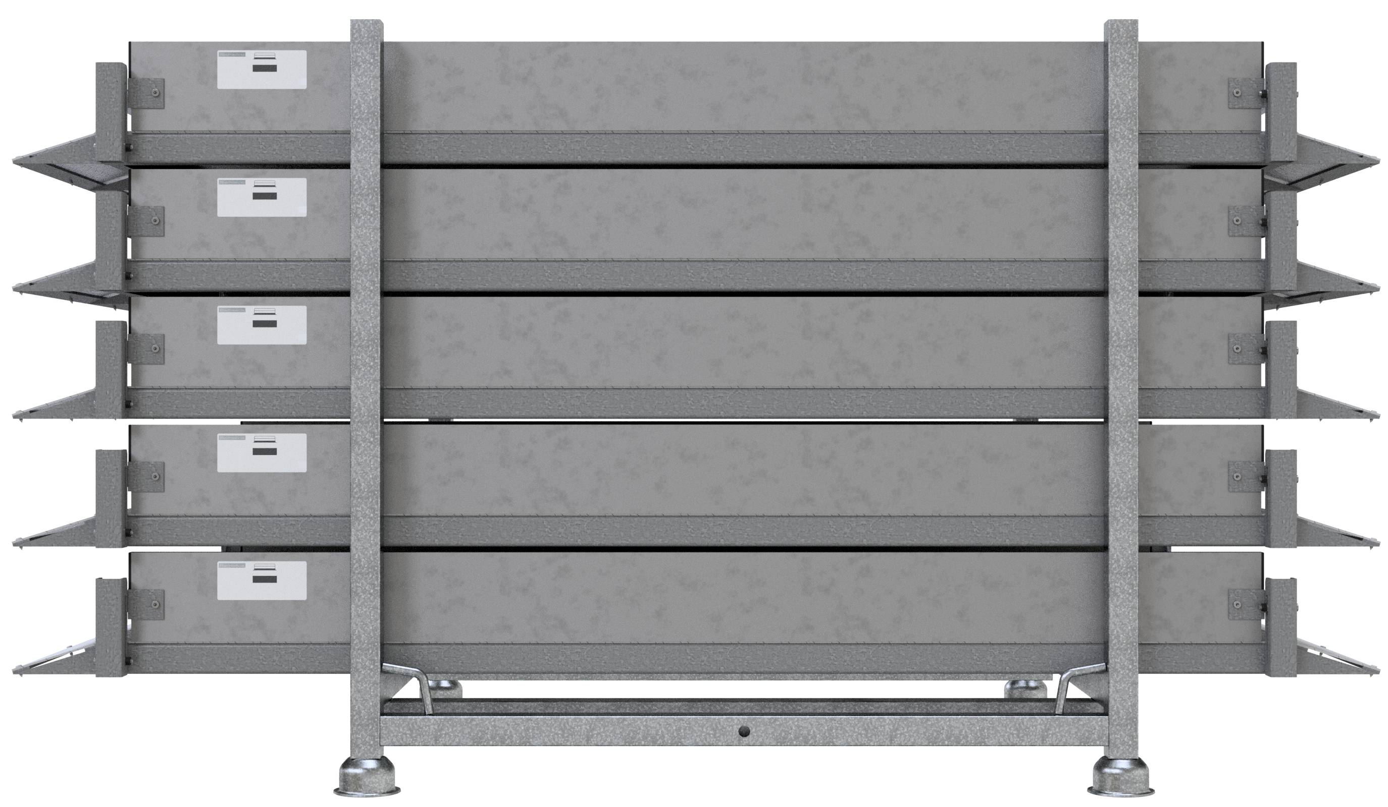 Schake 20271-SET Grabenbrückenset aus Stahl / Aluminium