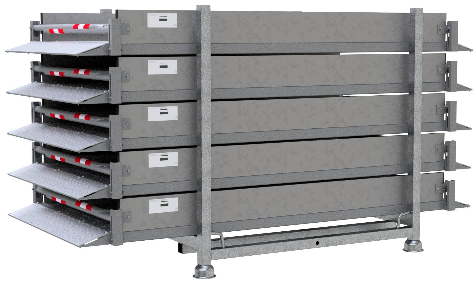 Schake 20271-SET Grabenbrückenset aus Stahl / Aluminium