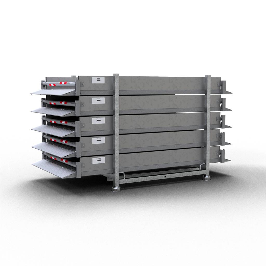 Schake 20271-SET Grabenbrückenset aus Stahl / Aluminium