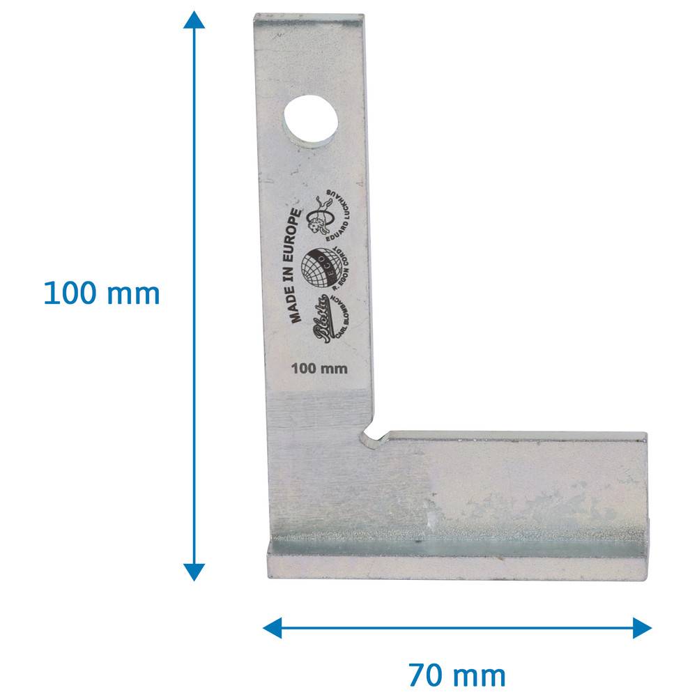 Dönges Schlosserwinkel mit Anschlag, 150 x 100 mm