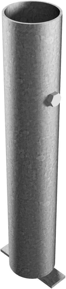 Schake 460_40 Bodenhülse für Ø 60 / Ø 76 mm Pfosten Ø 60 mm für herausnehmbare Absperrpfosten<br><br>mit Verschließeinrichtung unserer Bauart