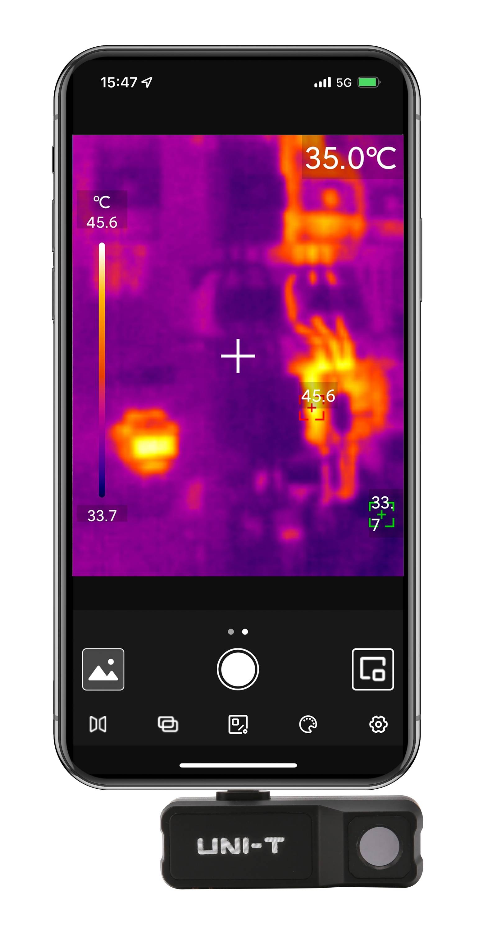 UNI-T Smartphone-Wärmebildkamera UTi120MS für Apple