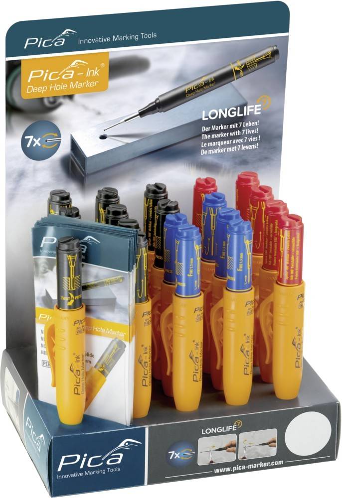 Pica-Marker Tieflochmarker Display 150/20