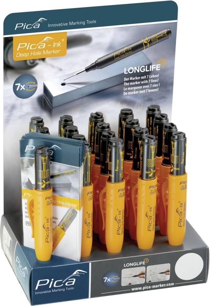 Pica-Marker Tieflochmarker Display 150/20
