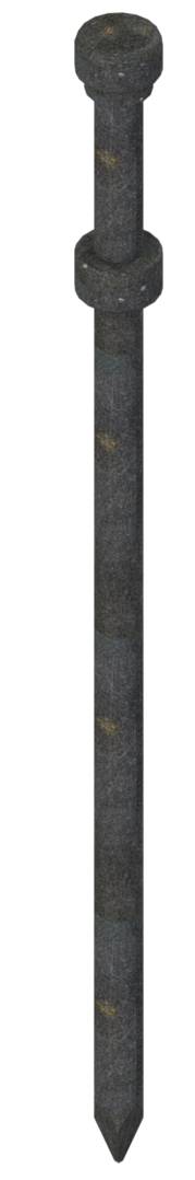 Schake 322507 Erdnagel Typ 2 ( mit unterem Kranz ) Ø25 mm Länge: 900 mm length: 700 mm