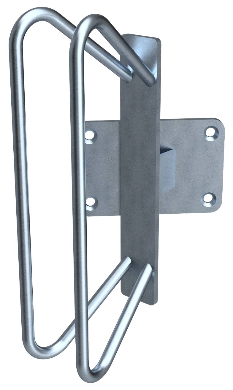 Schake 421_56 Fahrradständer Einzelparker Einzelparker für Wandbefestigung schräge Einstellung 45°