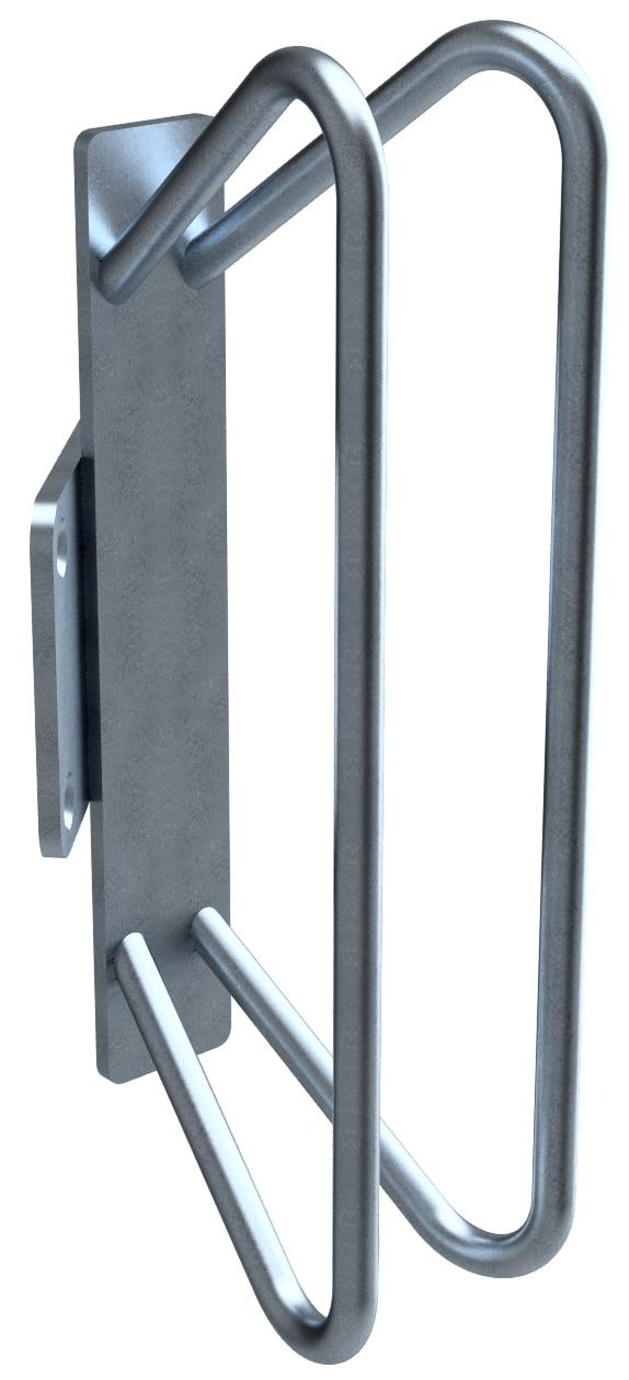 Schake 421_56 Fahrradständer Einzelparker Einzelparker für Wandbefestigung schräge Einstellung 45°