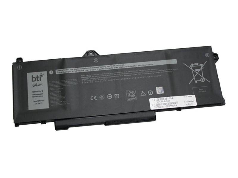 BTI - Laptop-Batterie (gleichwertig mit: Dell GRT01, Dell R05P0, Dell 0R05P0, Dell CN-0R05P0, Dell 0VXD57, Dell 00P3TJ)