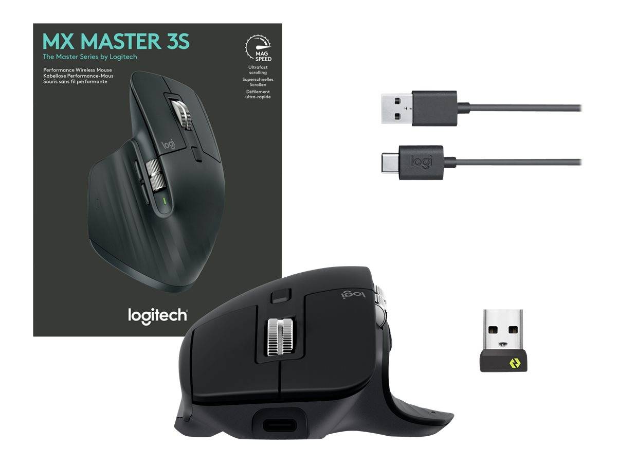 Logitech MX Master 3S Performance Wireless Mouse