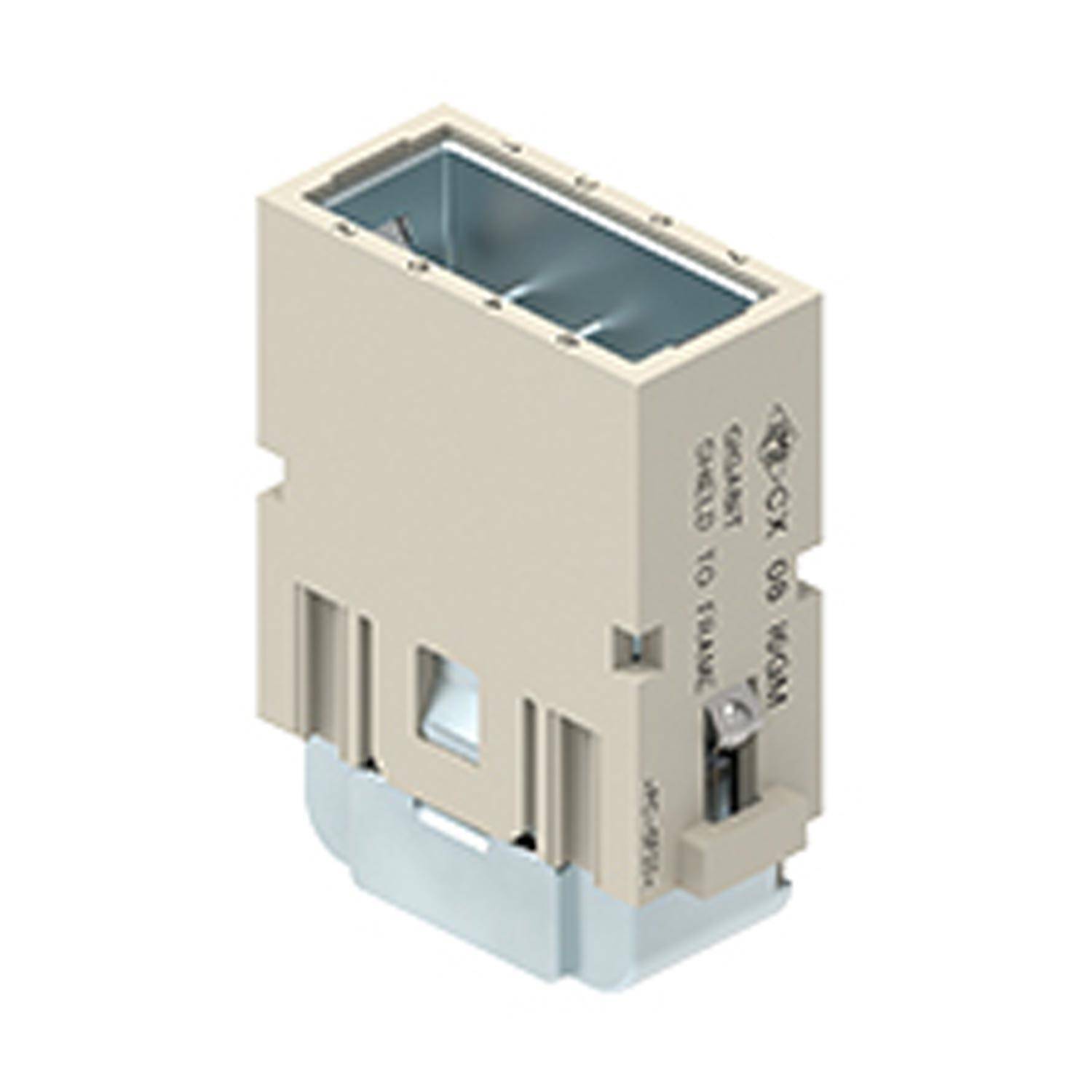 CX 08 I6GM I.L.M.E. Stifteinsatz, MIXO, 8P+GND, Crimpanschluss, 5A, 50V, Gigabit, mit PE Kontaktierung - 1 Stück
