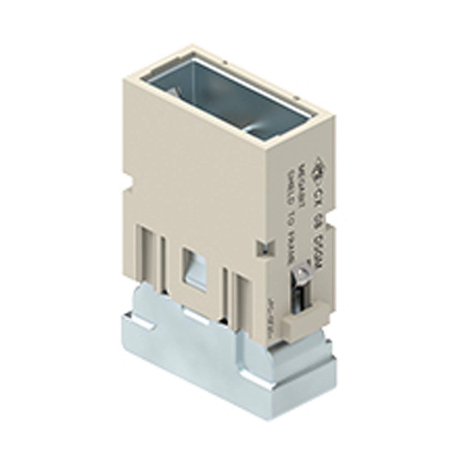 CX 08 D5GM I.L.M.E. Stifteinsatz, MIXO, 1ME, 8P+GND, Crimpanschluss, 10A, 50V, Megabit, mit PE Kontaktierung - 1 Stück