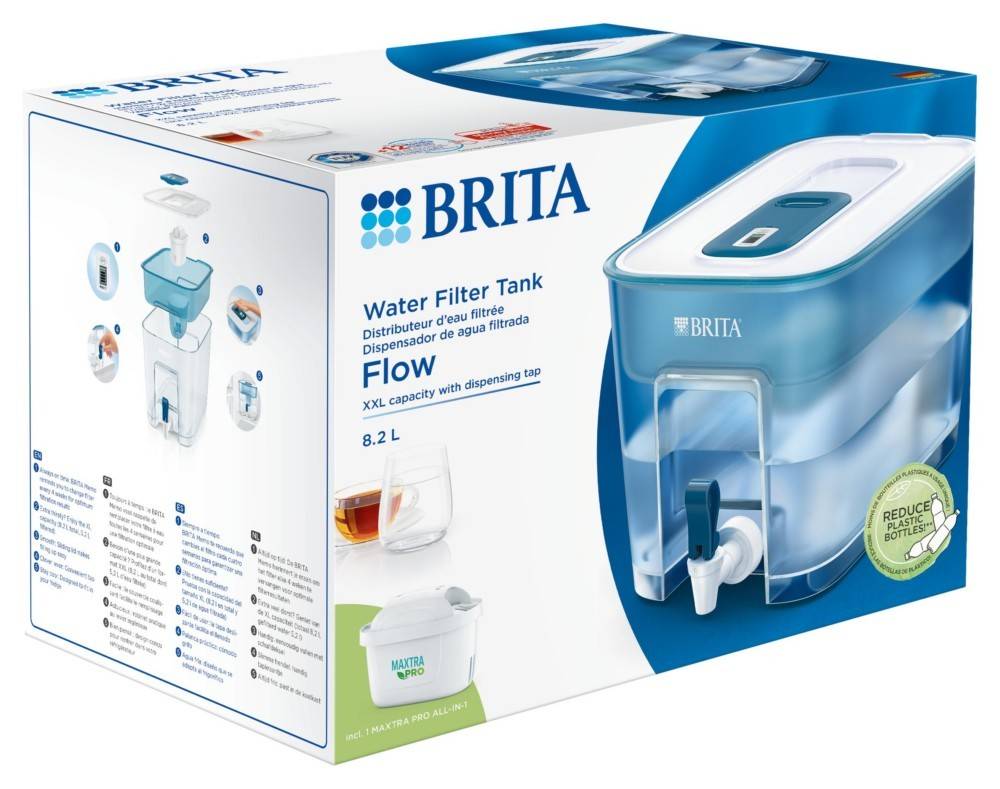 Brita Wasserfilter-Station Flow ws-petrol