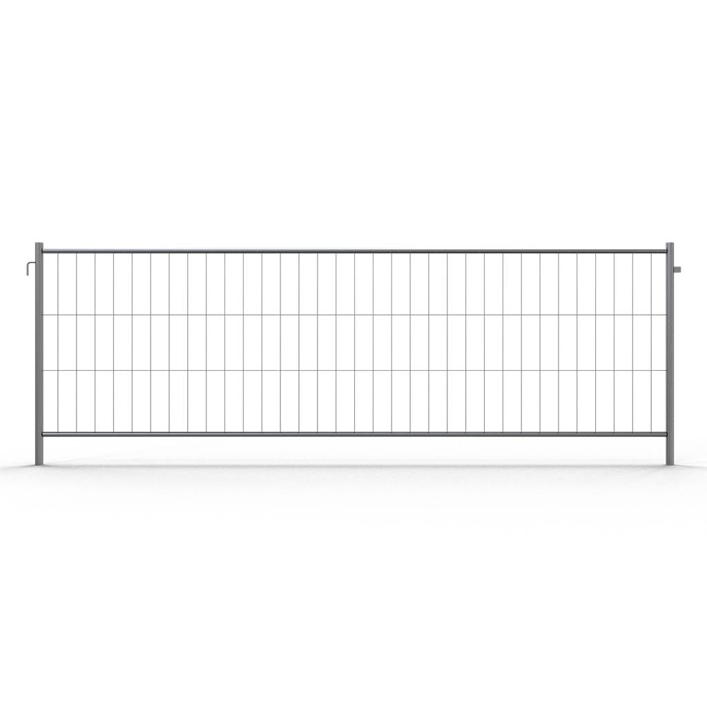 Schake 3B1235H Mobilzaun „Standard” Höhe: 1,20 m Element mit Haken und Ösen<br><br>Breite: 3,50 m