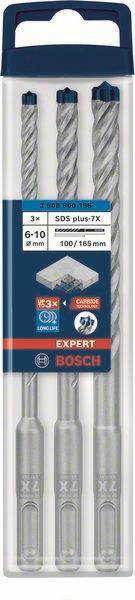 Bosch EXPERT Hammerbohrer SDS 2608900196 plus-7X 3tlg Set Install.Baumaterial Werkzeug Messgeräte