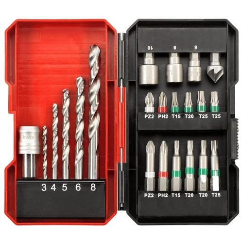 EINHELL Bit-Bohrerbox, 49108806, S-Box, 22-teilig EINHELL Bit-Bohrerbox, 49108806, S-Box, 22-teilig