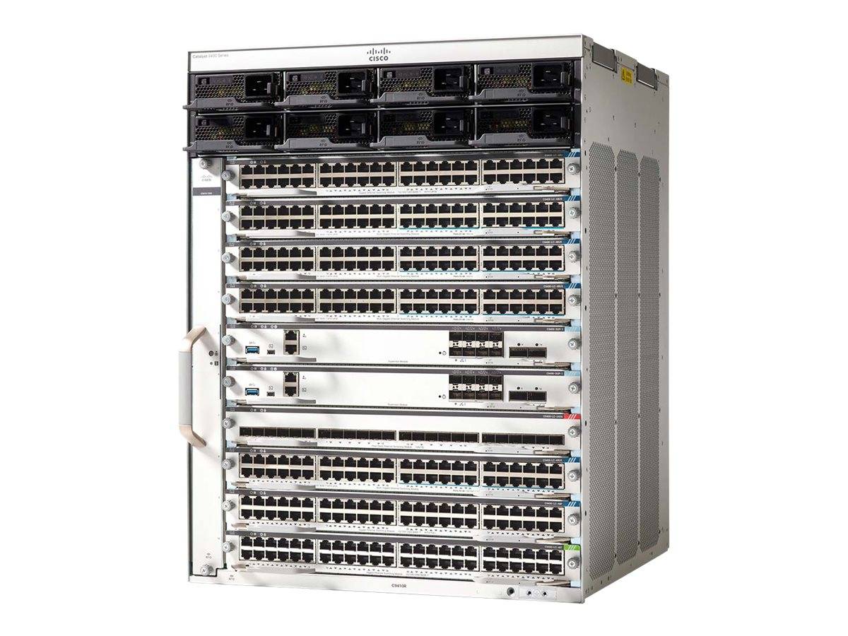 Cisco Catalyst 9400 Series chassis - Switch - Seite-zu-Seite-Luftstrom
