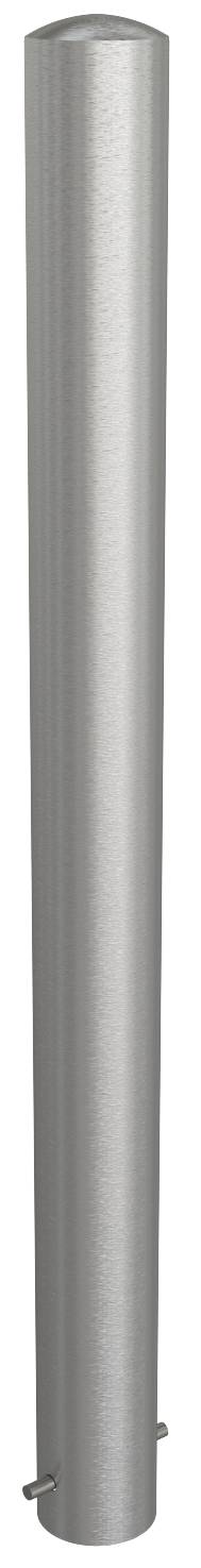 Schake 40103 Edelstahlpfosten Ø 102 mm ortsfest, zum Einbetonieren<br><br>Gesamtlänge: 1200 mm ohne Verschluss ohne Öse