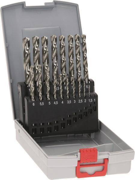 Bosch HSS-G Spiralbohrer-Kassette 19tlg. 1-10mm 2608587013 Install.Baumaterial Werkzeug Messgeräte