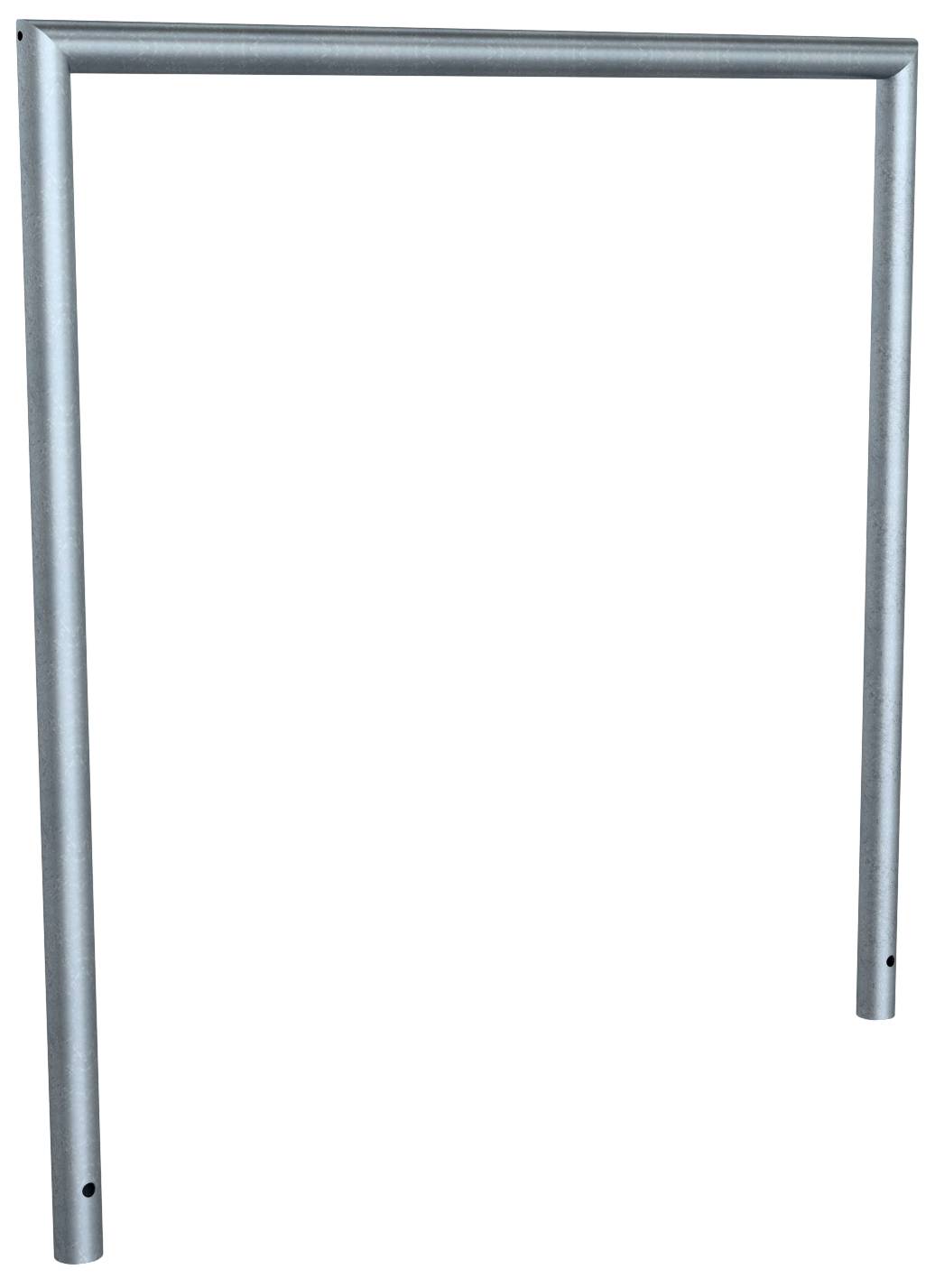 Schake 447_13 Anlehnbügel aus Stahlrohr Ø 48 x 2,5 mm Gesamtbreite 1200 mm feuerverzinkt