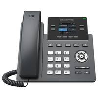 Grandstream Networks GRP2612G, IP-Telefon, Schwarz, Kabelgebundenes Mobilteil, 4 Zeilen, LCD, 6,1 cm (2.4"")