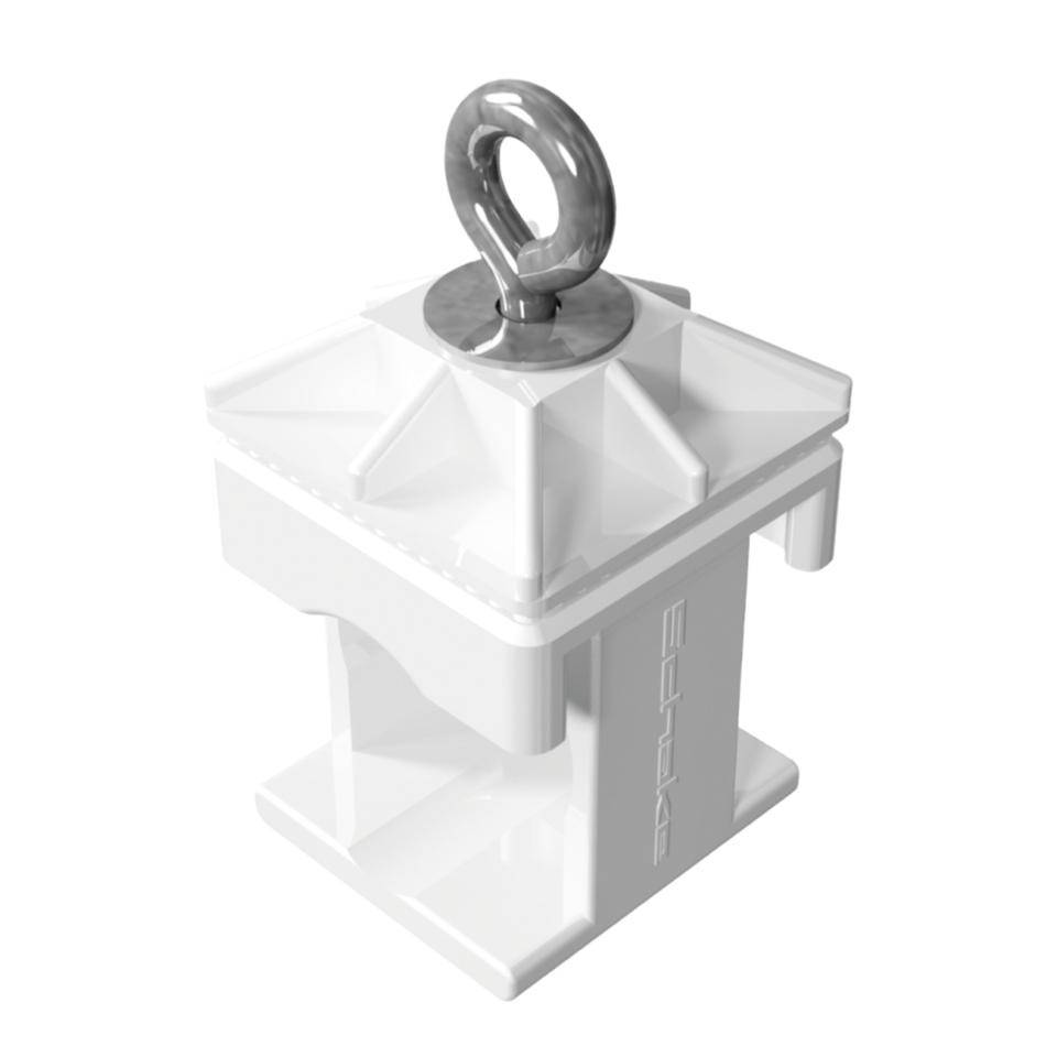 Schake Universal-Klemme, Kunststoff, für Schaftrohre Ø 42mm, 40x40mm