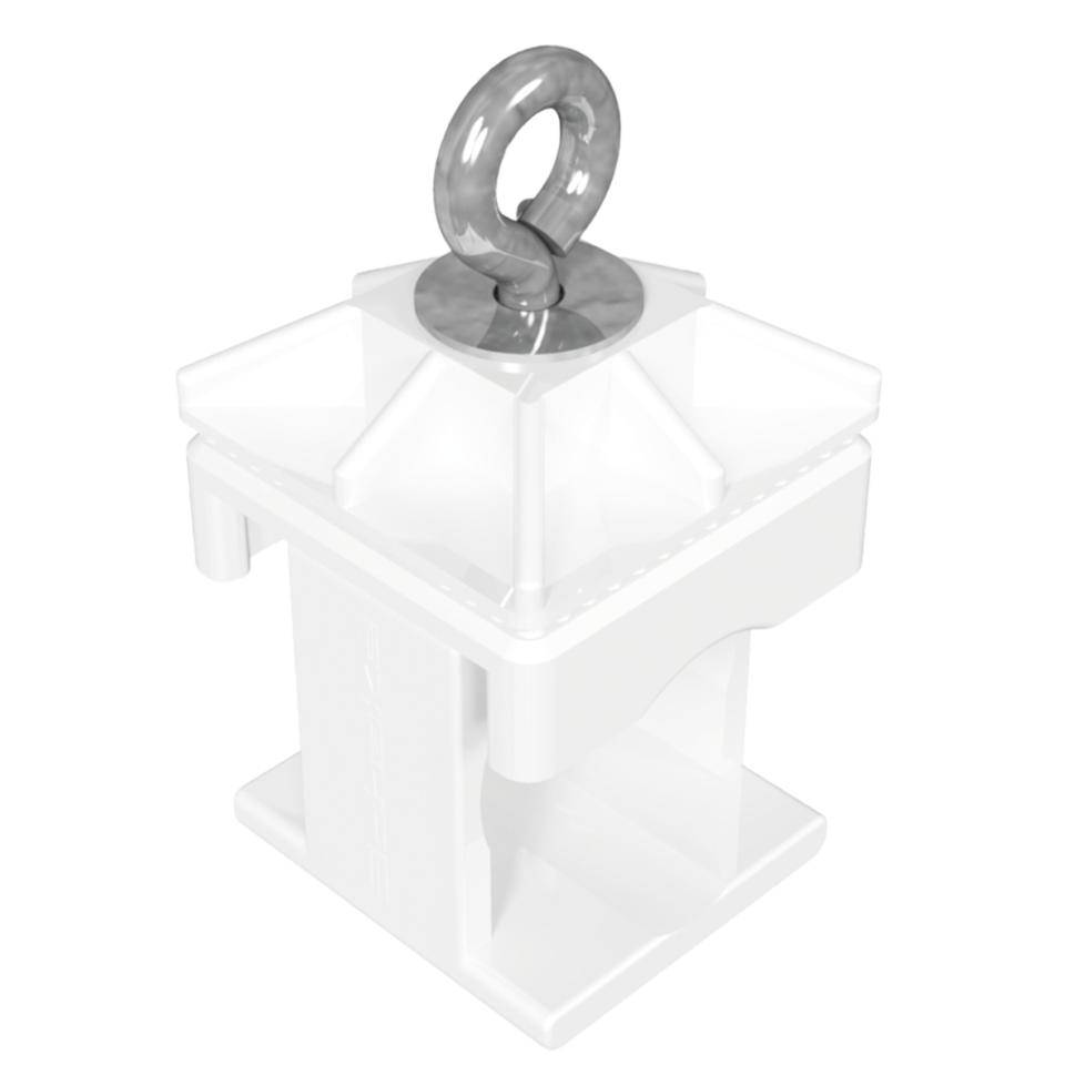 Schake Universal-Klemme, Kunststoff, für Schaftrohre Ø 42mm, 40x40mm