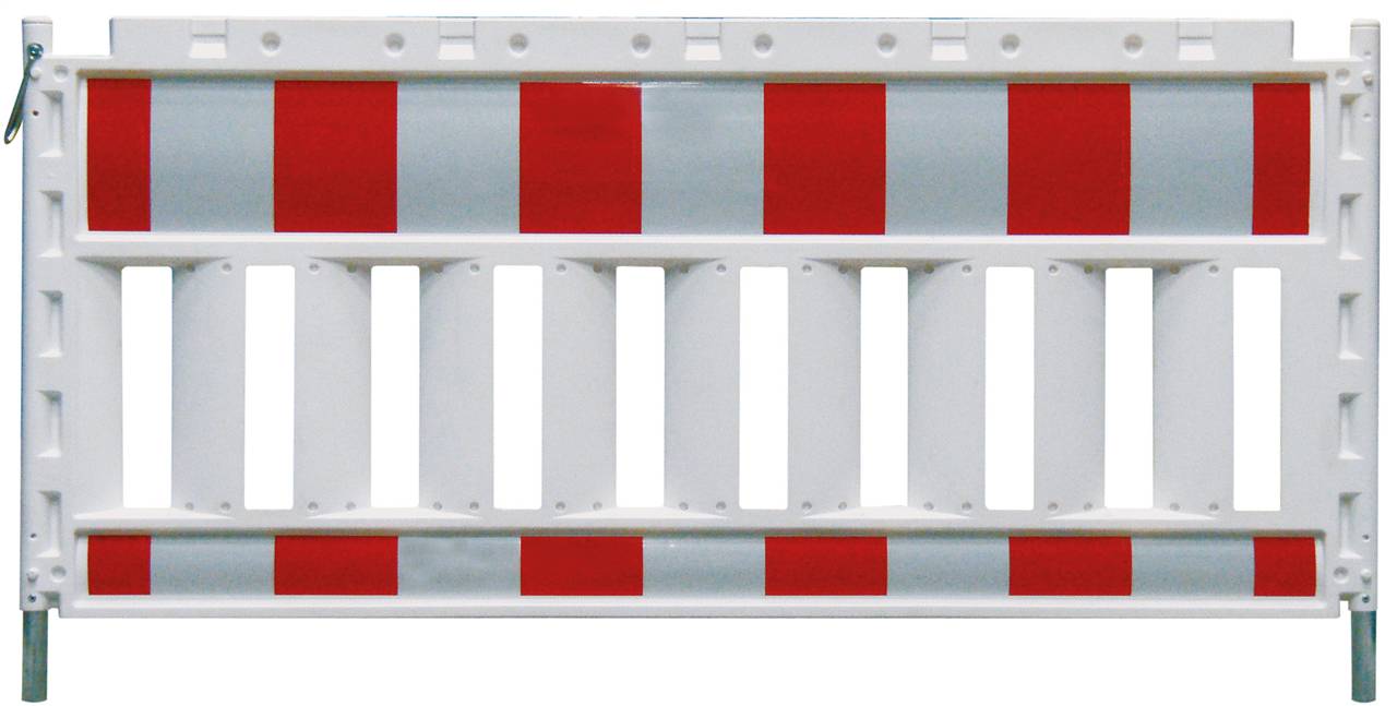 Schake 33312K2 Schake EURO Absperrschrankengitter Folie Typ RA2/B, rot / weiß Länge: 1,20 m ohne Lampenadapter