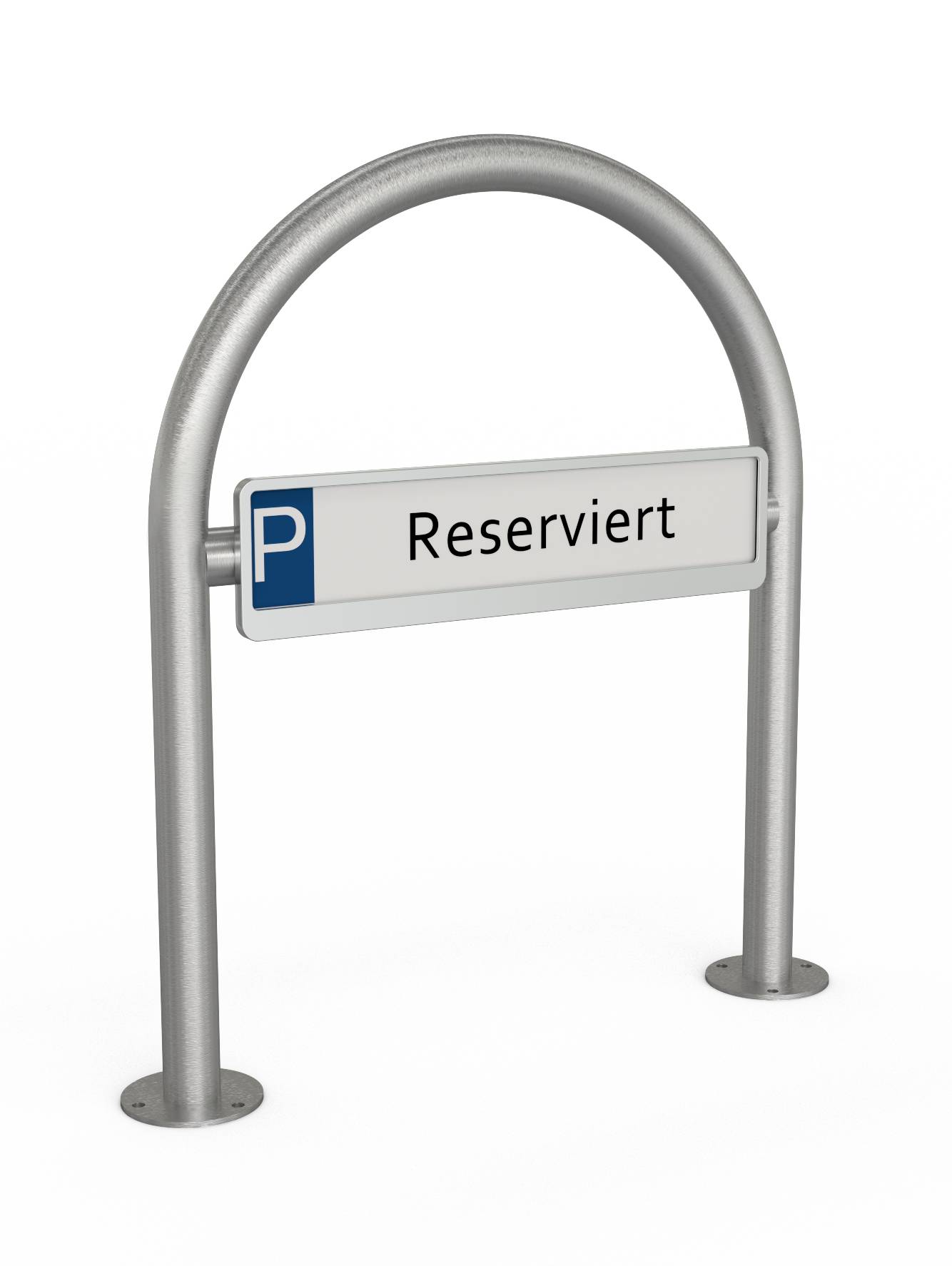 Schake 449_66PSE Rundbügel für Parkplatzbeschilderung für Dübelbefestigung