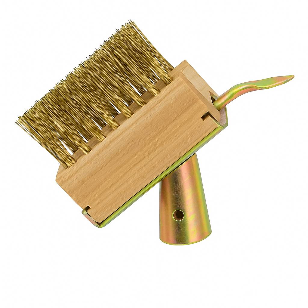 Work-it | Fugenkratzer mit Metallborsten | 1 Stück | Unkrautbürste Bürste Unkrautkratzer Fugenbesen Fugenreiniger Stahlbürste Fugenbürste