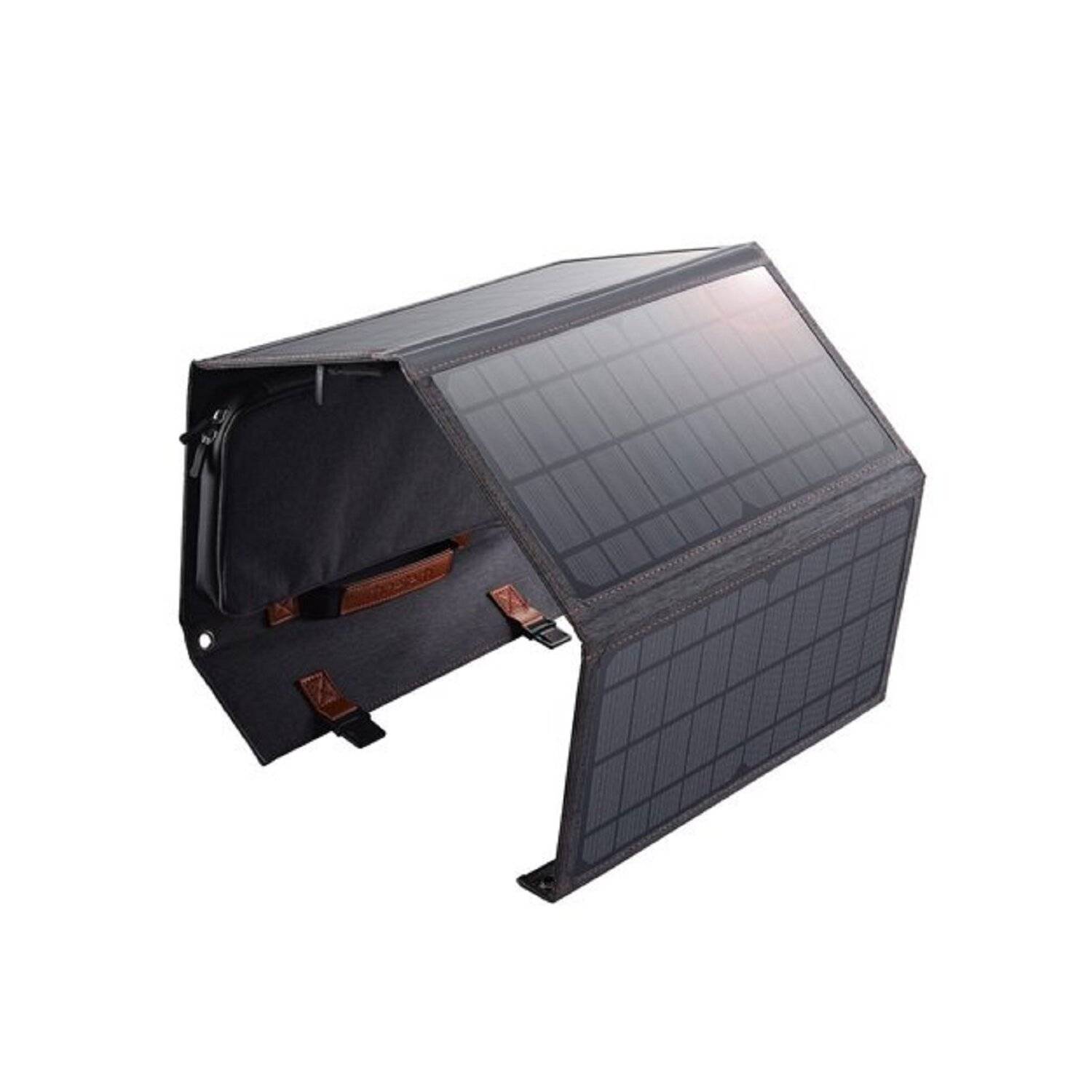 Choetech Tourist USB Solarladegerät, USB C 36W QC PD grau (SC006)