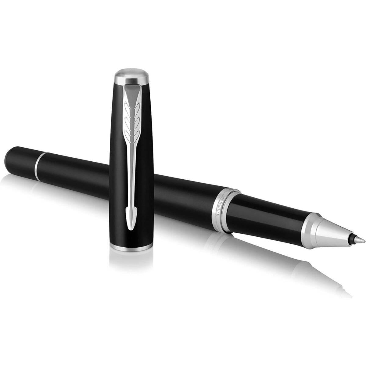 Parker IM Rollerball Pen Schwarz Silber