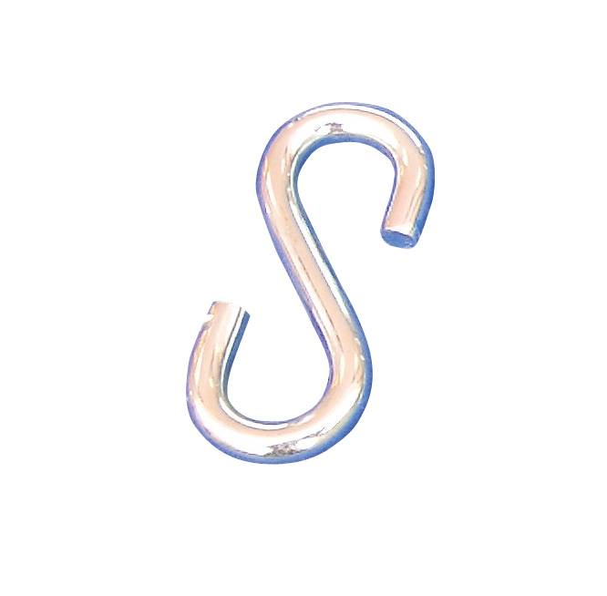 Schake 430_11BW Absperrkettenglieder aus Stahl S-Haken verzinkt und weiß beschichtet