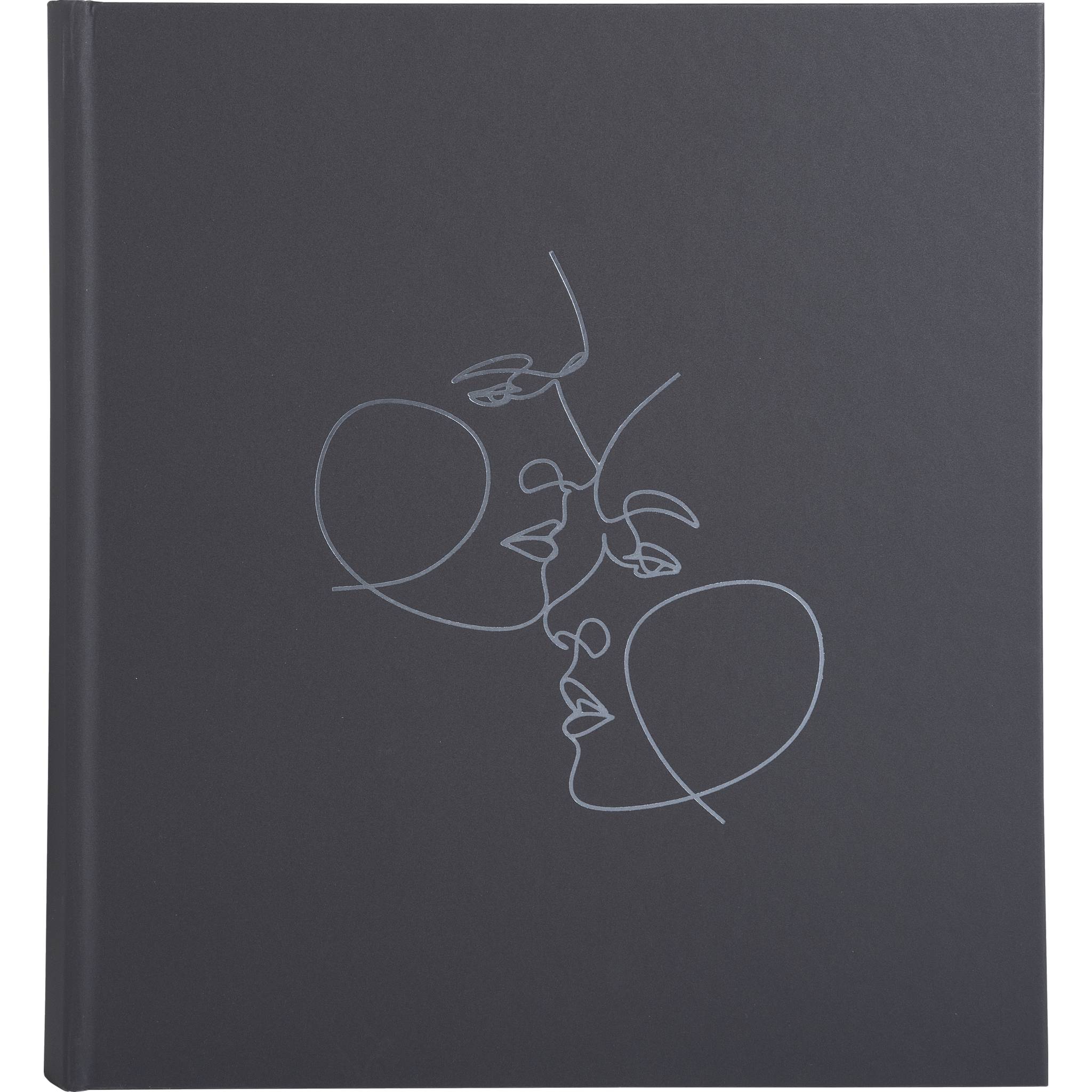 Exacompta Fotoalbum 60 Seiten schwarz 29x32cm, Art schwarz - Schwarz - 16078E