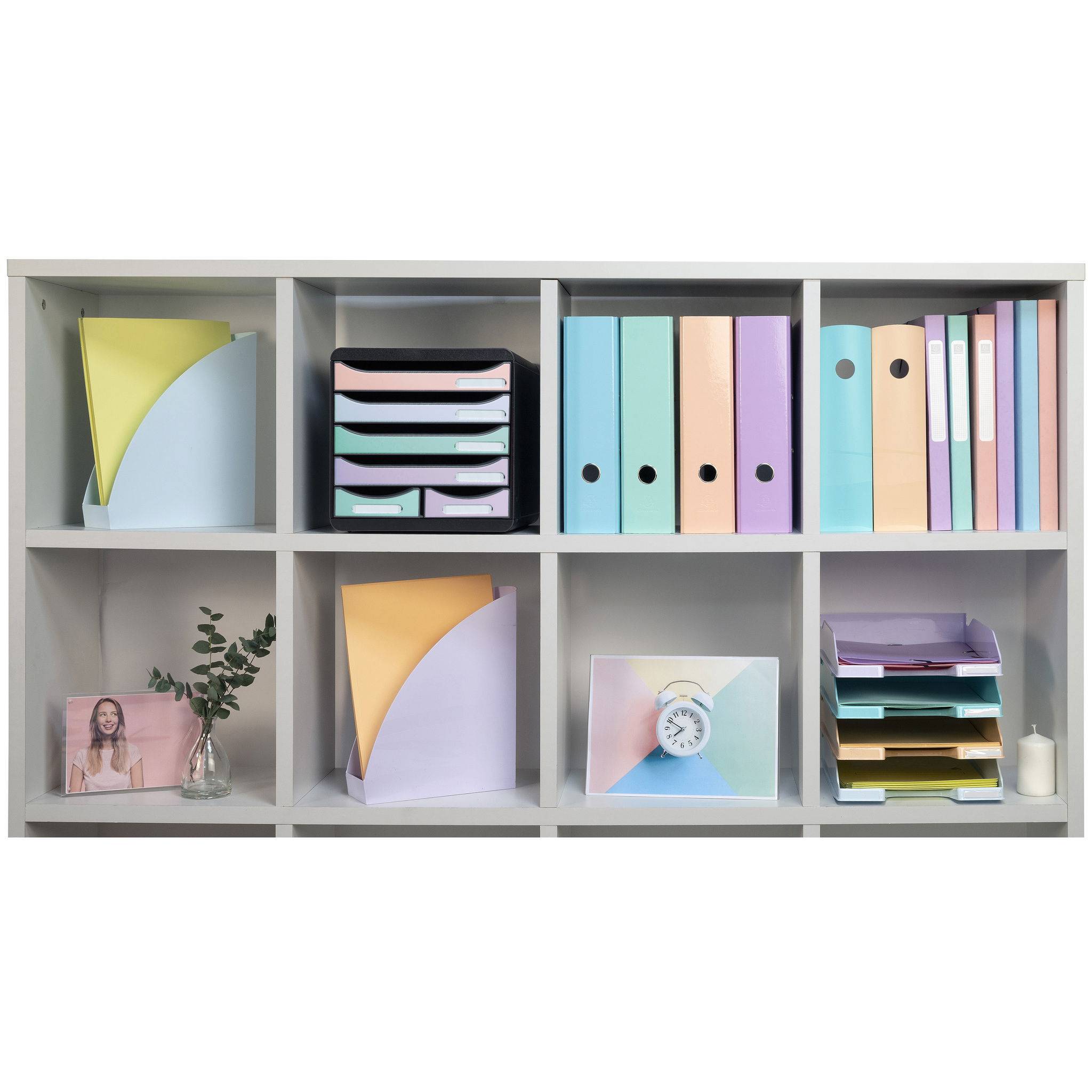 Exacompta Schubladenbox BIG BOX MAXI 6 offene Schubladen Aquarel 3127296D