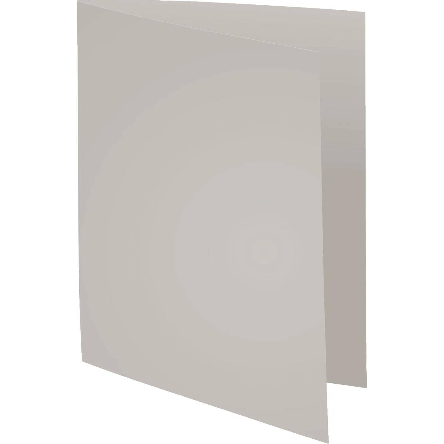 Exacompta 5x Pack 100 Aktendeckeln Recycling 220g A4 - Grau - 410009E