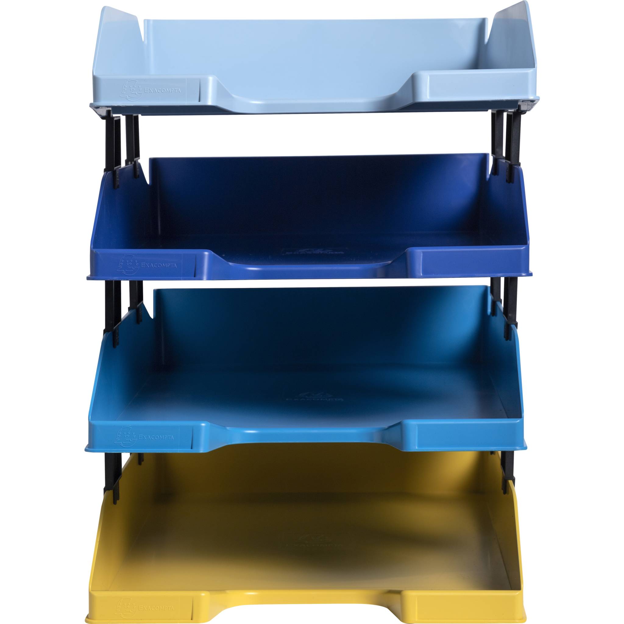 Exacompta BEE BLUE Set + 4 Briefablagen Combo Midi für A4+ sortiert 113202SETD